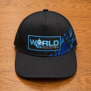 World Industries Hat Mens Snapback Wet Willy Skateboarding Skater Street Y2K